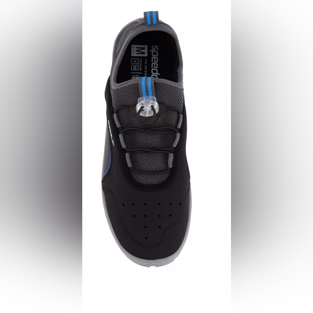 Speedo Men's Surfwalker Water Shoes - Gray/Black - Picture 3 of 6